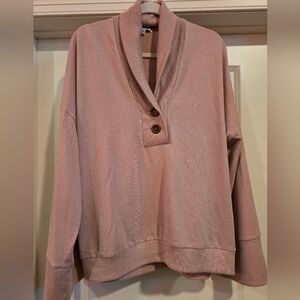 Women's Pink Button-Up Jacket